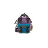 Doughnut Macaroon Tiny Gamescape Series Crossbody Bag – purple pansy x dark teal 6